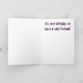 De Personaliseerbare Grappige Kaart van de (Binnen)