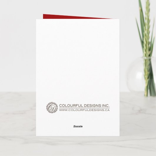 De Personaliseerbare Kaart van de Foto van de (Achterkant)