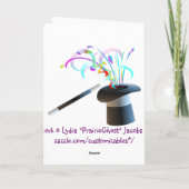 De Personaliseerbare Kaart van de Krokodil van de (Achterkant)