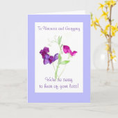 De Personaliseerbare Kaart van de Sympathie - (Gele Bloem)