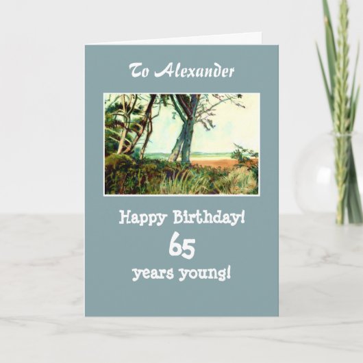 De Personaliseerbare Kaart van de Verjaardag - het (Voorkant)