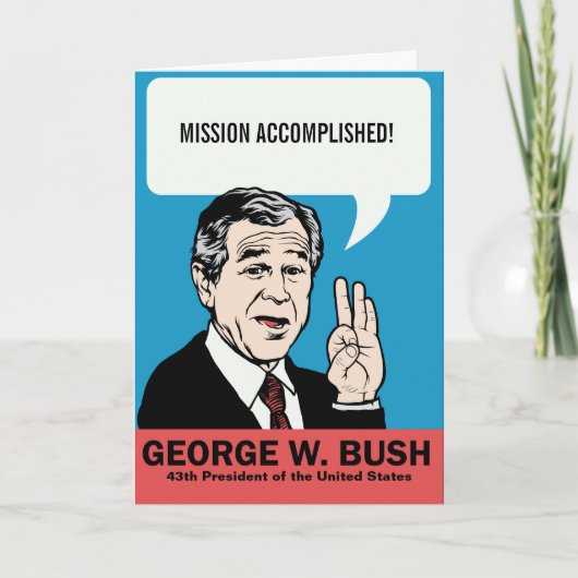 De Personaliseerbare Kaart van George W. Bush (Voorkant)