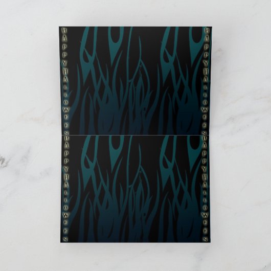 De Personaliseerbare Kaart van het Trick or treat (Binnen)