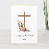 De Personaliseerbare Kaarten van Pasen (Achterkant)