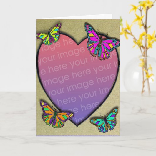 De Personaliseerbare Sjabloon van de Kaart van het (Gele Bloem)