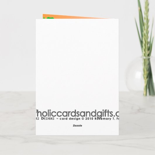 De Personaliseerbare St. Patrick Kaart van de Dag (Achterkant)