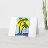 De Personaliseerbare Tropische kaart van het (Achterkant)