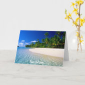 De Personaliseerbare Tropische kaart van het (Gele Bloem)