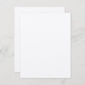 De Personaliseerbare Uitnodiging van het Huwelijk (Voorkant / Achterkant)