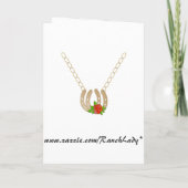 De PERSONALISEERBARE Westerne UITNODIGING van het (Achterkant)