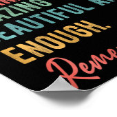 De persoon achter mij die je problemen hebt, houdt poster (Hoek)