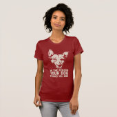 de persoon die je hond denkt dat je bent t-shirt (Voorkant volledig)