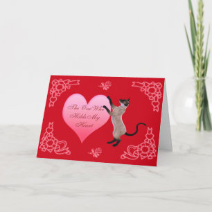 De persoon die Mijn Kaart van het Hart houdt