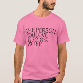 DE PERSOON WAARVAN JE HOEFT IS 72,8% WATER T-SHIRT (Voorkant)
