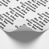 De persoon zijn die u papier wilt omwikkelen (Hoek)