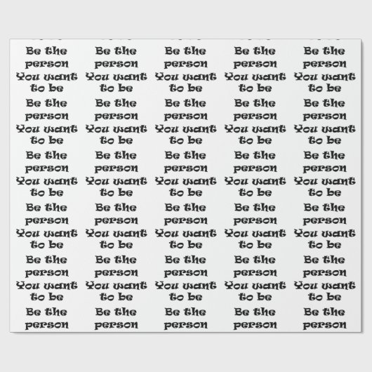 De persoon zijn die u papier wilt omwikkelen (Vlak)