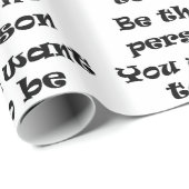 De persoon zijn die u papier wilt omwikkelen (Rol Hoek)