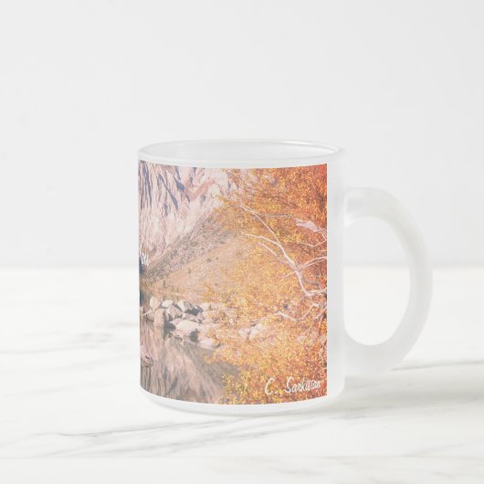 De persoon zijn matglas koffiemok (Rechts)