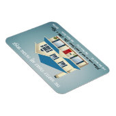 De persoonlijke bewegende aankondiging Eenvoudig r Magneet (Rechterzijde)