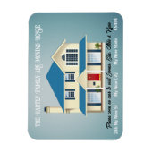 De persoonlijke bewegende aankondiging Eenvoudig r Magneet (Verticaal)