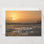 De persoonlijke Foto bewaart de Datum Magnetische Uitnodiging (Voorkant)