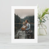 De persoonlijke Foto bewaart de Datum Vlakke Kaart (Staand voorkant)