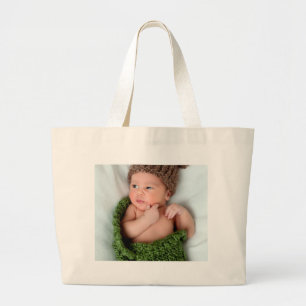 De persoonlijke Foto maakt het zelf Grote Tote Bag