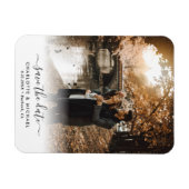 De persoonlijke Foto van het Wedden van het Manusc Magneet (Horizontaal)