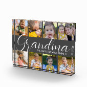 De persoonlijke grootmoeder de liefste naam is er  fotoblokken (Rechts)