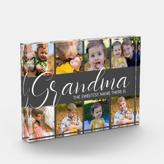 De persoonlijke grootmoeder de liefste naam is er  fotoblokken (Links)