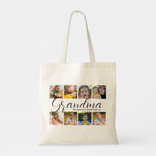 De persoonlijke grootmoeder de liefste naam is er tote bag (Achterkant)