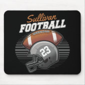 De persoonlijke Helm van het Aantal van het Team v Muismat (Voorkant)