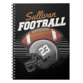 De persoonlijke Helm van het Aantal van het Team v Notitieboek (Voorkant)