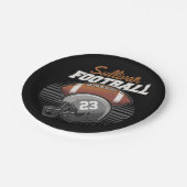 De persoonlijke Helm van het Aantal van het Team v Papieren Bordje (Gekanteld)