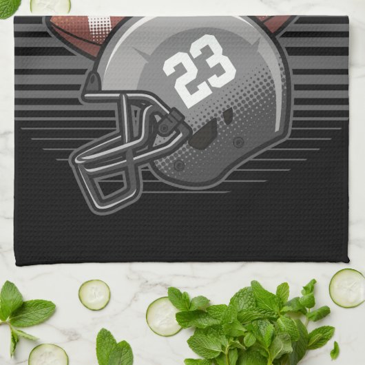 De persoonlijke Helm van het Aantal van het Team v Theedoek (Gevouwen)