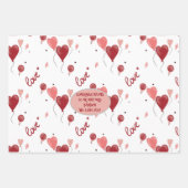 De persoonlijke het verpakken van het Weddenschap  Inpakpapier Vel (Voorkant 3)