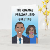 De persoonlijke kaart van de Obamas (Gele Bloem)