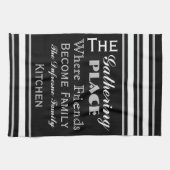 De persoonlijke keukenhanddoek "The Gathering Plac (Horizontaal)