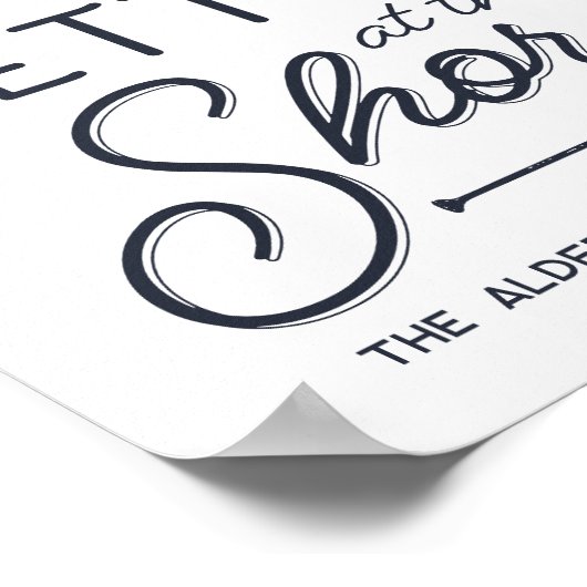 De persoonlijke levenssfeer is beter bij de Shore  Poster (Hoek)