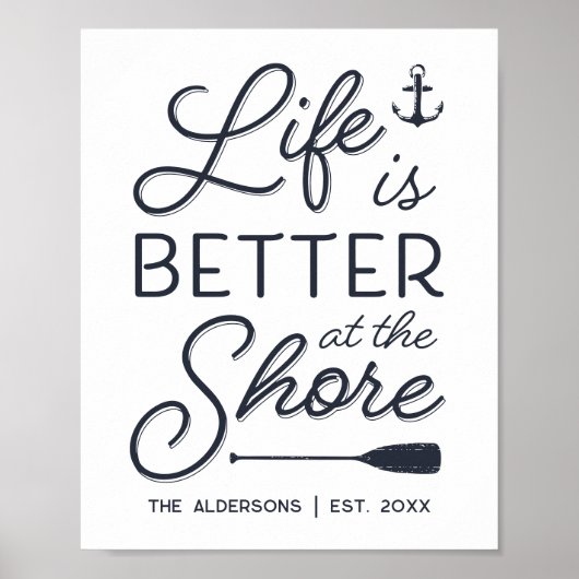 De persoonlijke levenssfeer is beter bij de Shore Poster (Voorkant)