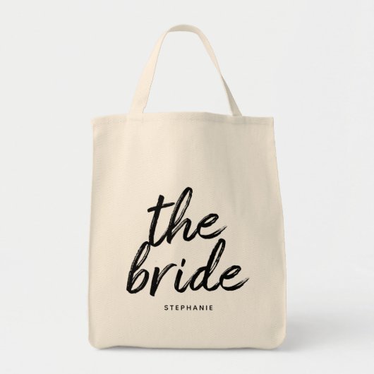 De persoonlijke Minimale Canvas tas van de Bride (Voorkant)