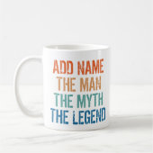 De persoonlijke naam  de Man Mengste Legend Koffiemok (Links)