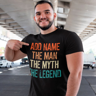De persoonlijke naam  de Man Mengste Legend T-shirt