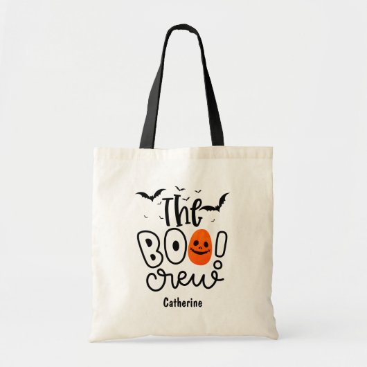 De persoonlijke naam van het Boo-personeel | Hallo Tote Bag (Voorkant)