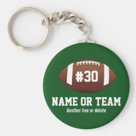 De persoonlijke Naam van het Ontwerp van het Footb Sleutelhanger