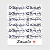 De persoonlijke Reeks van de Etiketten van de Naam Sticker (Vel)