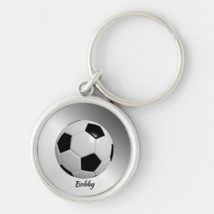 De Persoonlijke Sport van het voetbal Sleutelhanger
