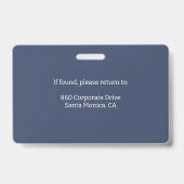 De persoonlijke Veiligheid van het Bedrijf van ide Badge (Achterkant)