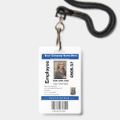 De persoonlijke Veiligheid van het Bedrijf van ide Badge (Voorzijde met lanyard)