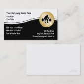 De persoonlijke Visitekaartjes van de Trainer (Voorkant / Achterkant)